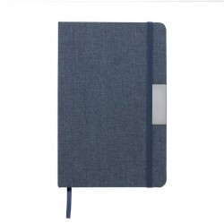 libreta con logo grabado laser