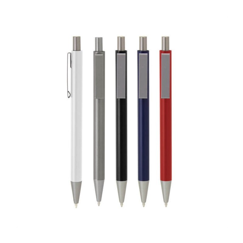 boligrafo metalico con logo grabado laser