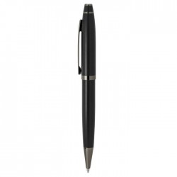 boligrafo corporativo negro personalizado con logo